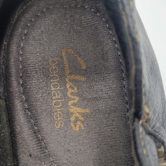 Clarks Bendables leather upper ankle booties size 8 1/2 M - Picture 7 of 16